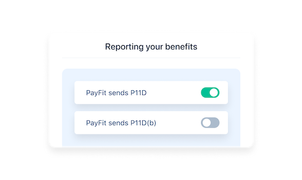 P11D screenshot from PayFit