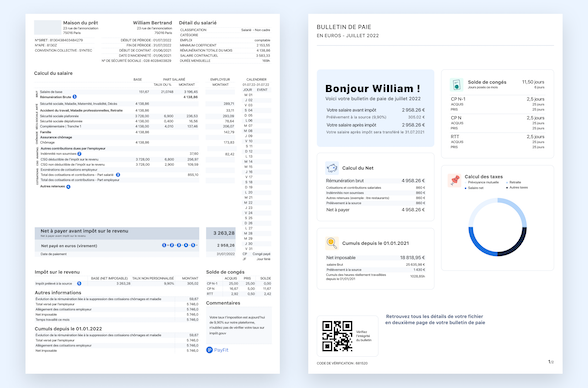 Bulletin de paie ultra clarifié - PayFit