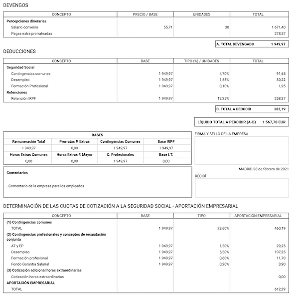 documento de liquidación y finiquito - part 1