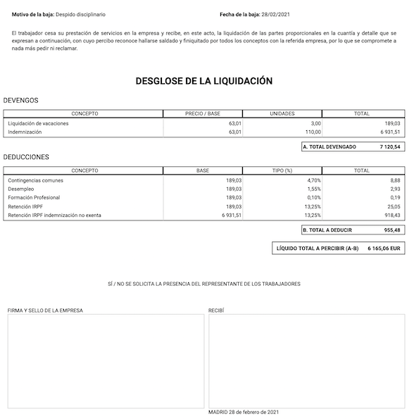 documento de liquidación y finiquito - part 2