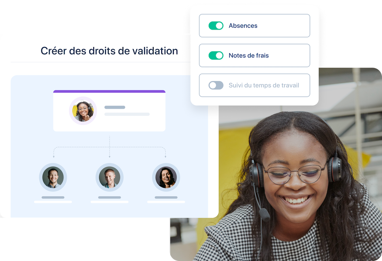 Vue de la fonction de gestion du personnel de PayFit